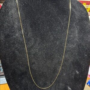500205 14k YG chain necklace 1.6g 30”